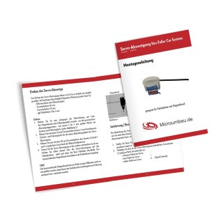 Bedienungsanleitung Servo-Abzweigung